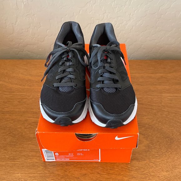 New Nike 6 Downshifter 6 Black White Hyper Punch Pink Anthracite Shoe In Box - Picture 6 of 12